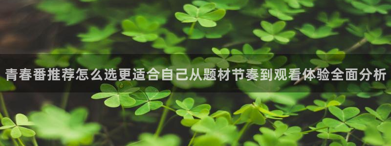 2026韩漫最新更新：青春番推荐怎么选更适合自己从题材节奏到观看体验全面分析配图
